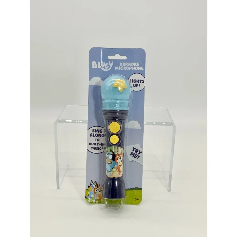 Bluey Karaoke Microphone Ligth‎ Up Gift Idea For Kids 3+ Year Birthday Gift Idea